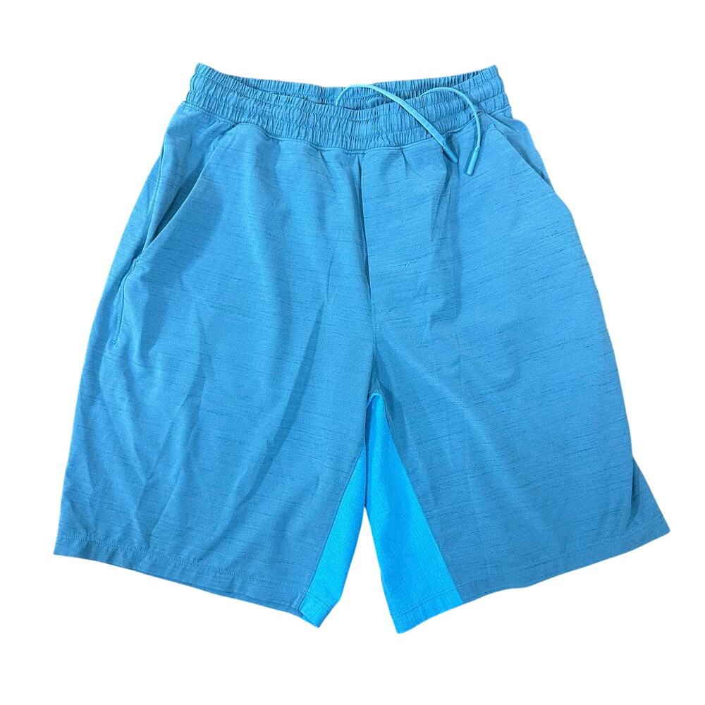 Lululemon men's Pace Breaker 9" Slub Shorts Blue Size S